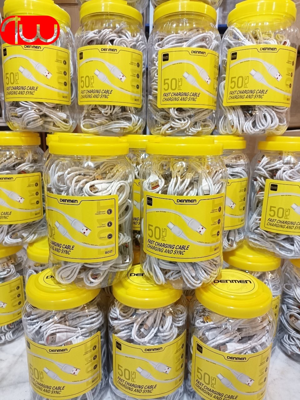 کابل شارژ فست 3 امپر تایپ سی DENMEN B01T Type-C